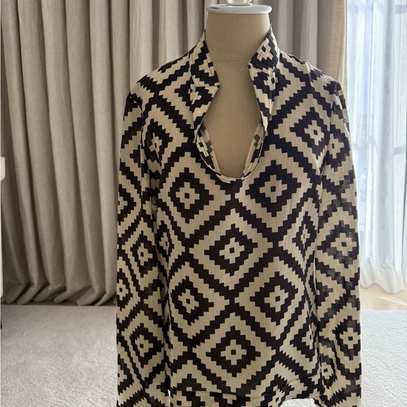 Tory Burch Sweaters - Chic Geometric Pattern Blouse
